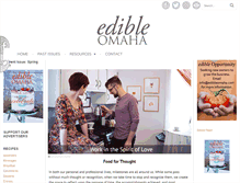 Tablet Screenshot of edibleomaha.com